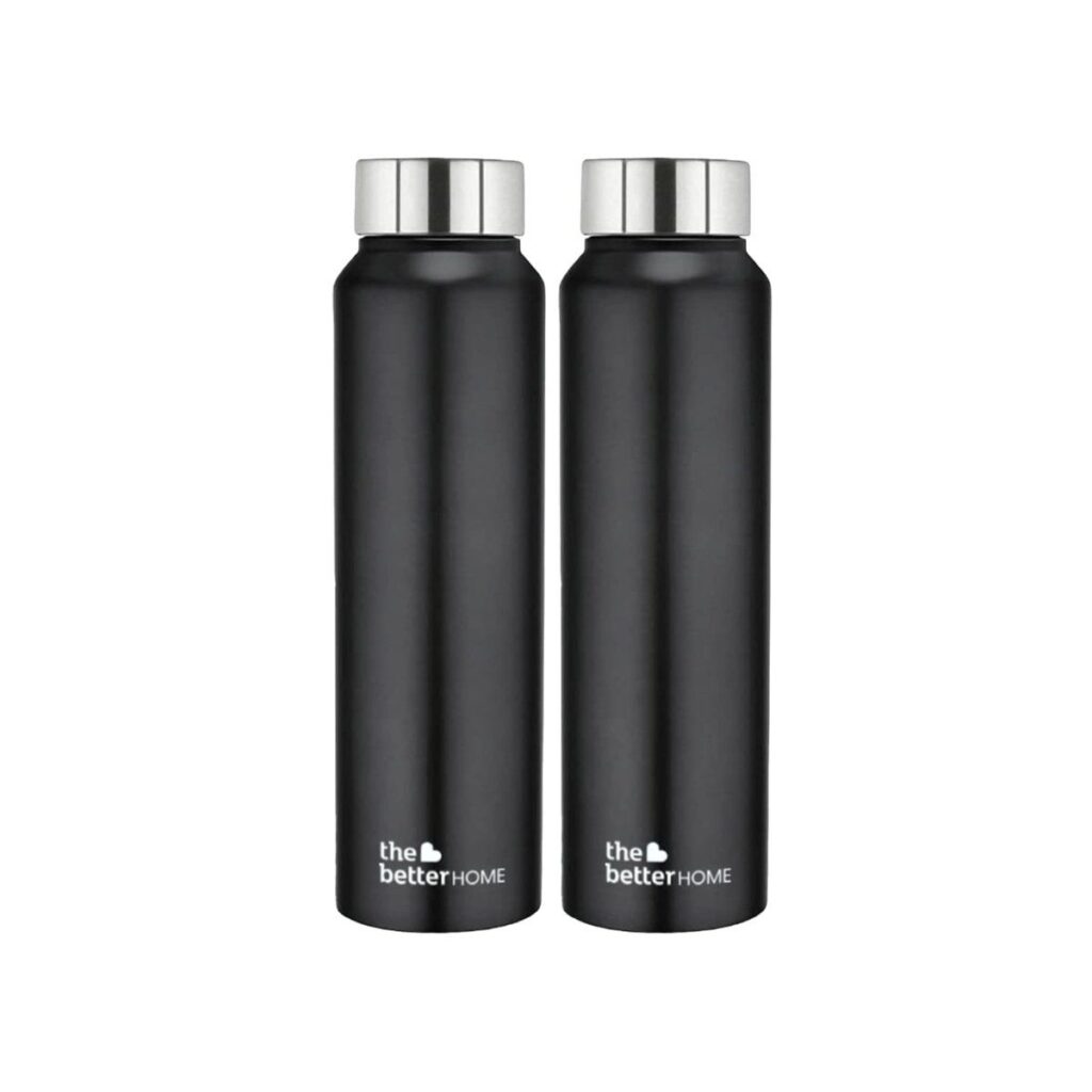 The Better Home 304 Stainless Steel Water Bottle Black